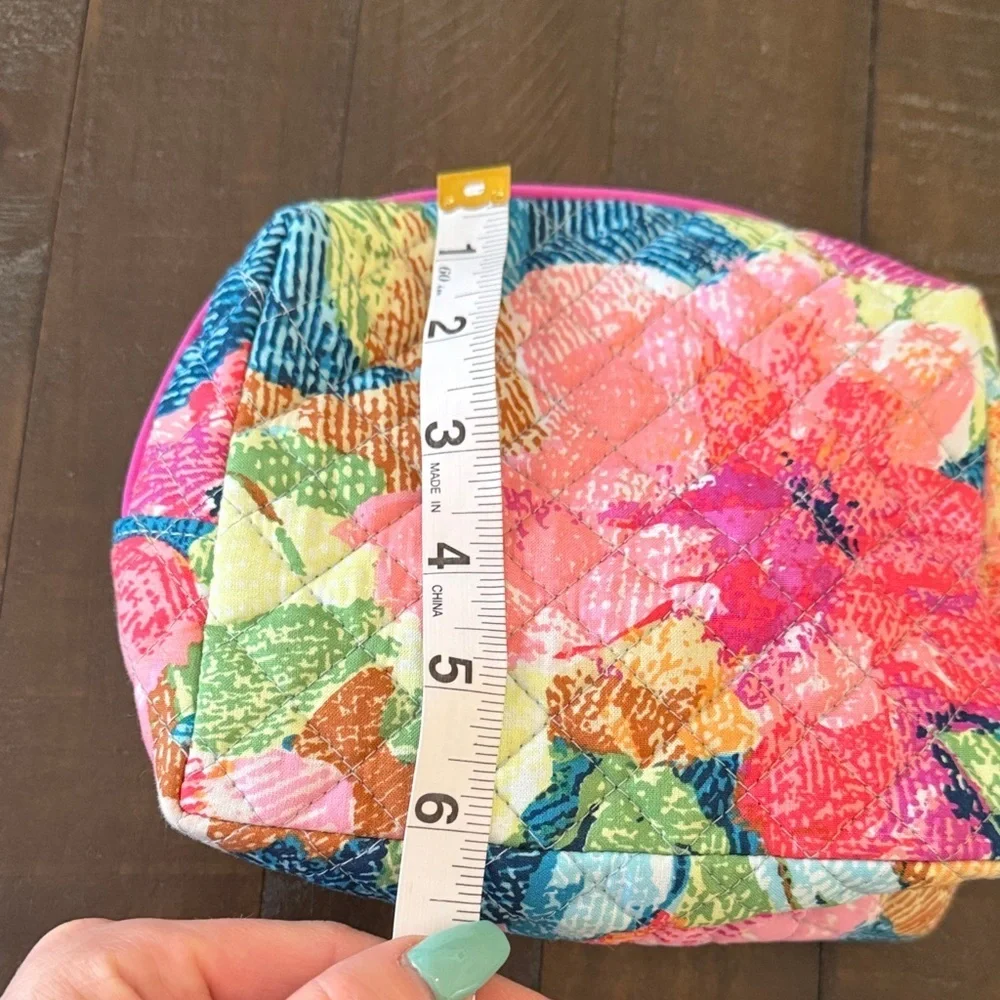 Vera Bradley Blue and Pink Floral Quilted Bag-NWOT